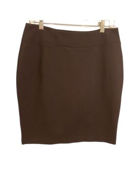 Insight Pencil Skirt Size 8 Brown Pull On Bodycon Corporate Siren Corpcore